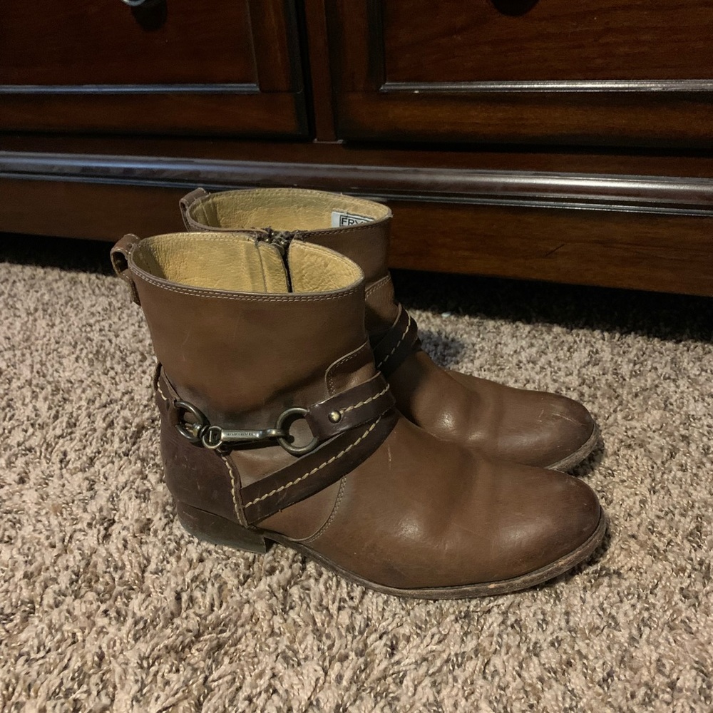 Gray Frye Boots